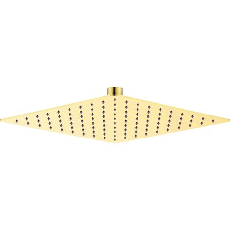 Deante Serie Moderne Duschkopf gebürstetes Gold 250 mm (1/4)