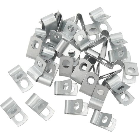 Colliers de serrage haute résistance pour conduites de carburant et de frein, compatibles avec les tubes de 3/16, 1/4, 5/16 et 3/8 pouces. (1/5)