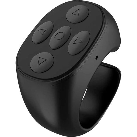 Bluetooth ring, scrolling ring, fingertip wireless remote control, short video type remote control, lazy selfie taker, e-book page turner