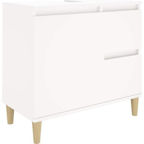Bathroom Cabinet White 65x33x60 cm Engineered Wood vidaXL