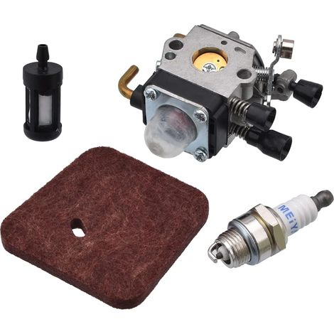 Cancanle Vergaser Luftfilter Zündkerze Kraftstofffilter für Stihl FS38 FS45 FS55 FC55 FS74 FS75 FS76 FS80 FS85 KM80 ZAMA C1Q Serie Freischneider (1/5)