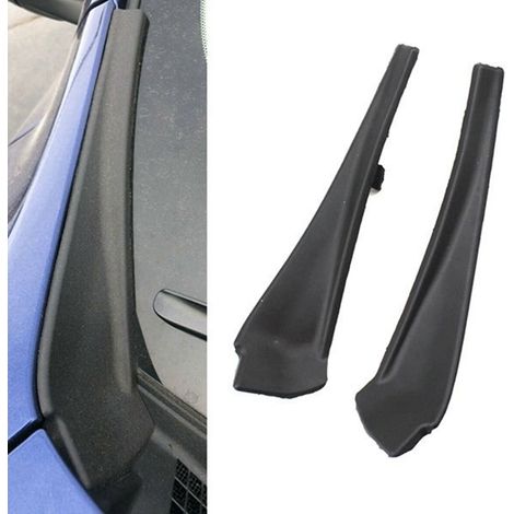 1 pair. Color: Black. Material: ABS. Fits Nissan Rogue vehicles (2014–2020).--BIEMMEDUE (1/5)