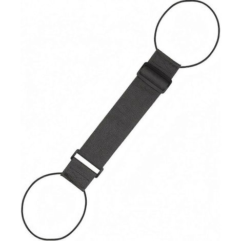 Sangle de bagage fixe, sangle tressée, sangle de bagage réglable, accessoires noirs (1/5)