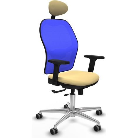 Chaise de bureau piqueras y crespo Jorquera noir 120 kg (1/2)