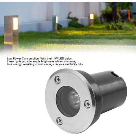 Lampes de jardin, spots encastrés étanches à LED pour extérieur, éclairages de jardin colorés pour villas, projecteurs (1/5)