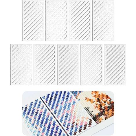 Règle dentelée et accessoires pour peinture diamant - Convient aux débutants (1/5)