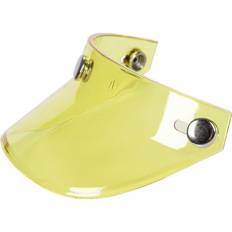 Visière universelle à 3 boutons-pression relevable pour casque de moto jet (1/5)