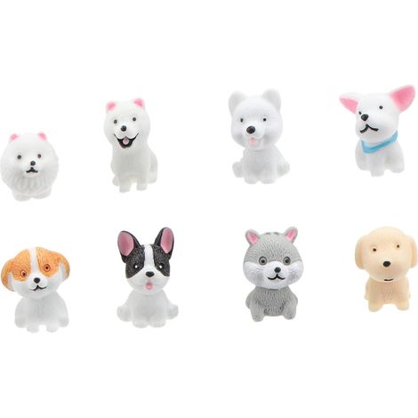 Stück kleine Hunde Miniaturen aus Kunstharz Niedliche