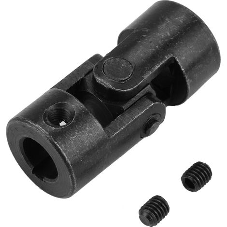Shaft Coupling Motor Connector DIY Steering Universal Joint with Keyway 102045mm
