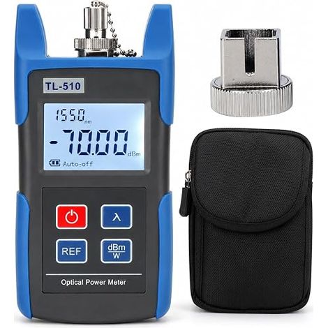 Photomètre fibre optique TL510, -70 à +10 dBm, 800-1650 nm (1/5)