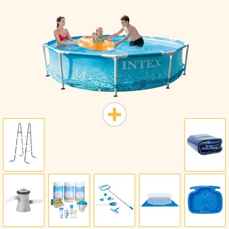 Intex Piscine Tubulaire Ronde - 305x76 cm - 8-pièces  S20386 (1/4)