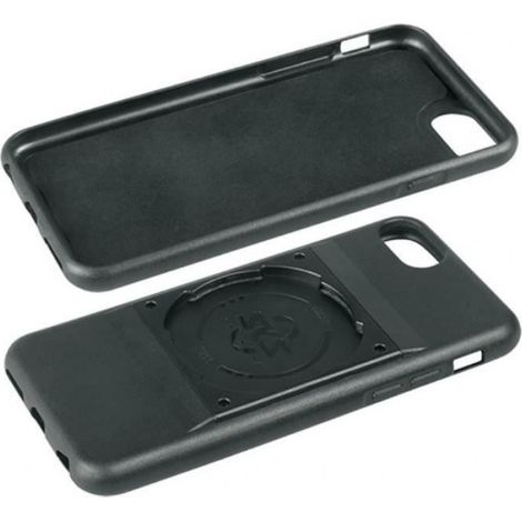 Étui pour téléphone - - iPhone 6/7/8 - Compatible Compit - Silicone/TPU - Noir