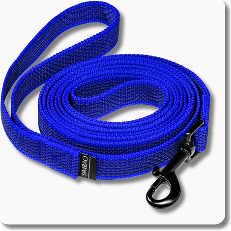 Correa antideslizante AZUL MARINO - 1,5 m, 86 mm TWISTLOCK - perro 15-80 kg (1/5)