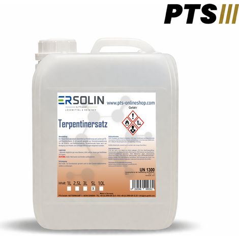 Terpentin Ersatz 5 L Verdünner Pinselreiniger Geruchsarm Laborgeprüft ergiebig (1/3)