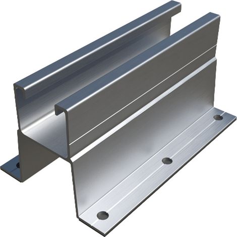 PSA-AV - PROFIL SOLAIRE EN ALUMINIUM AVEC AILES. FIXATION EN VALLÉE 0150 (20 u.)
