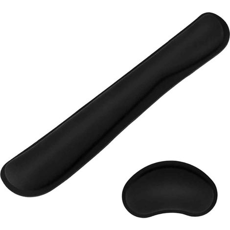 Ensemble repose-poignet et support de clavier en mousse à mémoire de forme (1/5)