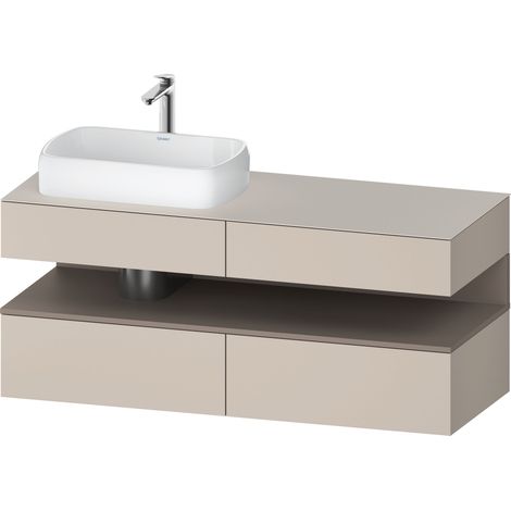 Duravit Collection One Meuble sous-vasque sur console, 2 tiroirs, (1/2)