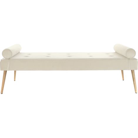 Divan Poliester Metal 184X76X62 Crema (1/5)
