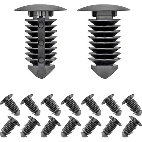 20 Pièces Clips de Fixation pour Pare-chocs Auto, Rivet en Plastique pour Trous de 10 mm, Compatible avec la Plupart des Voitures (1/5)