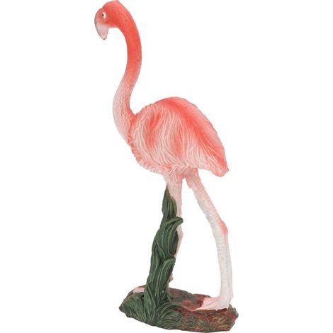 Sculpture de Flamant Rose en Résine - Idée Cadeau Déco pour Salon ou Jardin (1/5)