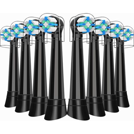 Brossettes Compatibles with Oral-B iO - Brossettes de Rechange Compatibles Lot de 6 Têtes pour Série iO 2/3/4/5/6/7/8/9/10 Nettoyage Profond, Poils Souples (1/5)