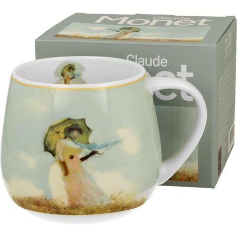 Monet-Tasse „Frau mit Sonnenschirm“
