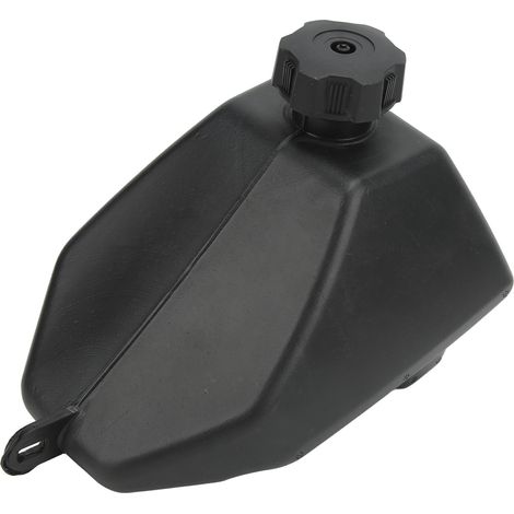 Kraftstofftank Schwarzer ABS-Kraftstofftank, Benzin, Gas Schwarz für Deckel für 4-Takt 50 70 90 110. (1/5)