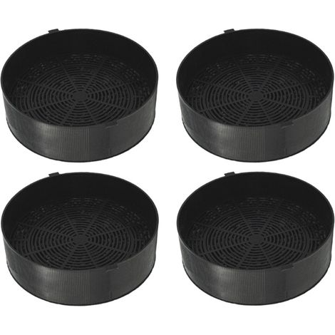 Trade-Shop Aktivkohle-Filter für turboair 421113 421117 AE901E C593N CB42A1 GZD1125 / Zubehör für Dunstabzugshauben - 4 Stück