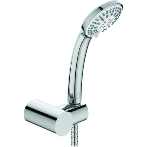 Ideal Standard - Idealrain, Set doccetta per vasca o doccia, Kit 3 pezzi per doccia, Cromato (1/3)