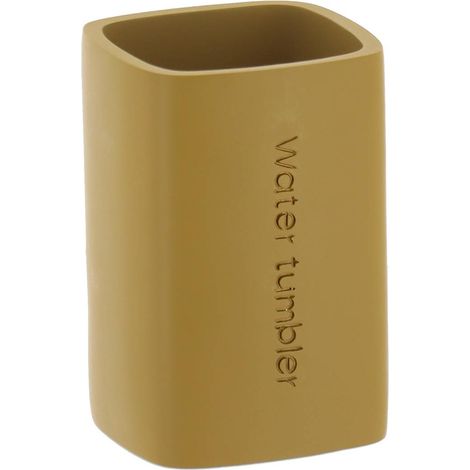 Vaso de agua sepulcral de poliresina julia 250 ml - verde oliva - Tendance (1/2)