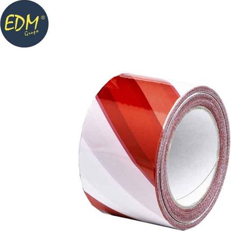 Weiß/rotes Leuchtfeuerband, 200 m x 50 mm, EDM