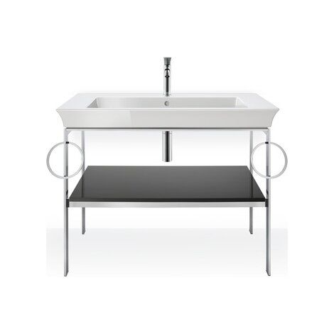 DURAVIT WT4547BH1H1 Console métallique à poser au sol White Tulip (1/3)