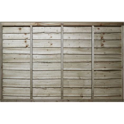 Premier 6ft x 4ft Premier Larch Lap Garden Fence Panel