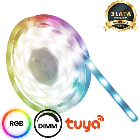 Kit Striscia LED 5m RGB+CCT WiFi Tuya IP65 Eko-Light (1/5)
