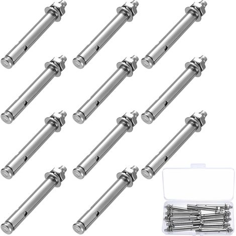 11 Boulon, M8, Acier inoxydable, Résistant corrosion, Fixation lourde, Béton, Maçonnerie (1/5)