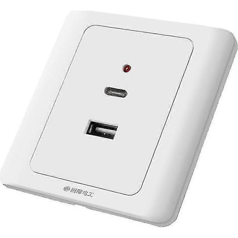 Usb Outlet Typec Usb Wall Charger Outlet Charging Power Outlet With Usb Ports-In stock (1/5)