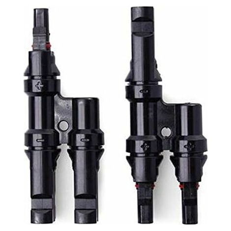 1 Paire Panneau Solaire T/Y Branche Connecteurs câble répartiteur Coupler MMF et Ffm Fil de Branche (1/5)