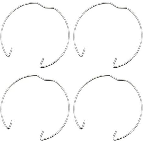 Kaelt - 36 pièces anneau à ressort 50mm pour spot GU10 MR16 anneau à ressort anneau de fixation clip pour ampoules LED halogène ou spots encastrés en argent. (1/5)