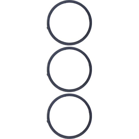 Jeu de 3 bagues d'étanchéité, joint d'étanchéité en caoutchouc, dispositif de réglage de came, bague d'étanchéité adaptée aux moteurs à essence à quatre cylindres. (1/5)