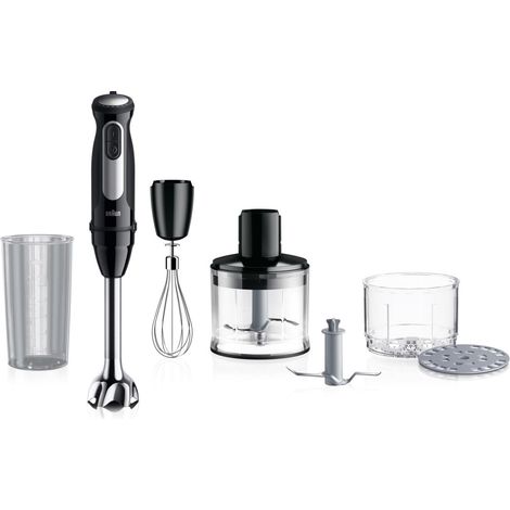 Braun MultiQuick 5 MQ55.254MBK 0,5 L Batidora de inmersión 1000 W Negro, Acero inoxidable