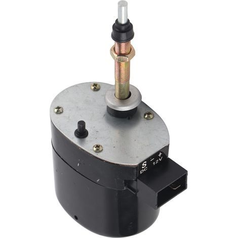 Motor de limpiaparabrisas metálico  DC12V, ángulo de limpieza de 105°, accesorio universal para tractor. (1/5)