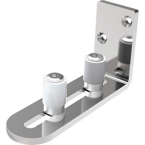 Adjustable Floor Guide Black Lower Guide for Sliding Wooden Door Wall Door (1/5)