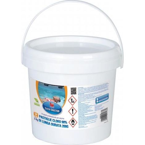 BESTWAY - 59018 - Cloro in pastiglioni da 200 gr / 5 kg
