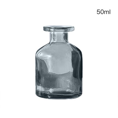Flasche für ätherische Öle, verstärktes Glas [Matt Schwarz, Schwarz, Weiß, Grau, Gelb] – Umweltfreundlich & wiederverwendbar, elegant & leicht zu reinigen – 50 ml oder 100 ml – 1 Stück (1/5)