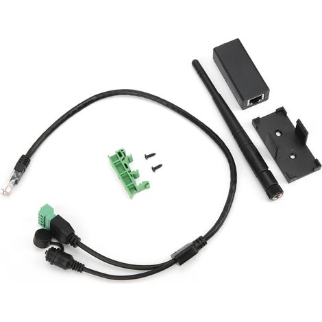 Module serveur série RS485 vers WiFi RJ45 avec antenne externe, interface sans fil, alimentation 5-36V DC, boîtier industriel (1/5)