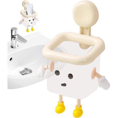 Porte-Brosse À Dents Robot avec Ventouses (1/4)