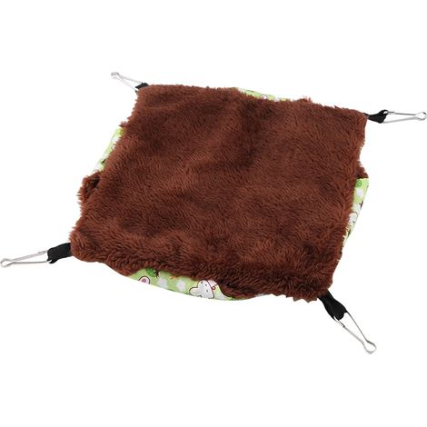 Hamac suspendu double couche doux pour petits animaux, 35 x 35 cm (1/5)