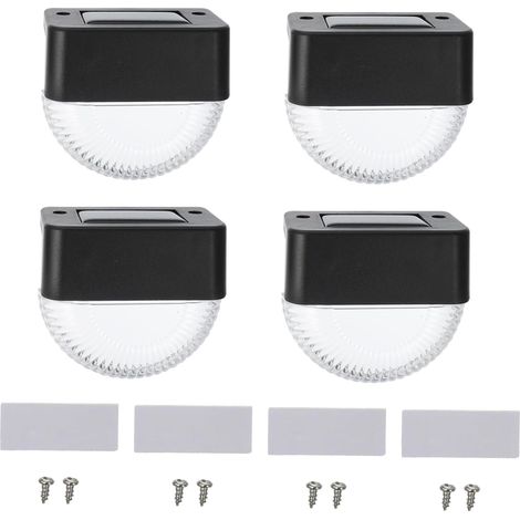 4pièces Lampe De Sol Extérieur Solaire Pour Éclairage De Terrasse Et (1/5)