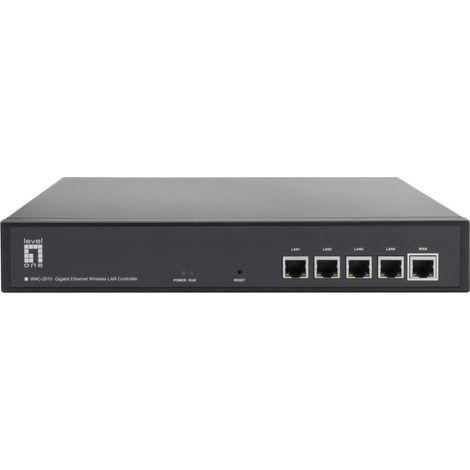 LevelOne WAC-2010 Gigabit Ethernet Wireless LAN Controller, Gestiona hasta 128 APs 1x WAN (1/5)