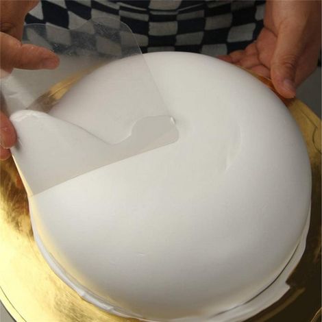 Lot de 10 spatules de nivellement flexibles en plastique transparent pour gâteaux, pains et pâtisseries.-AquaForge (1/5)